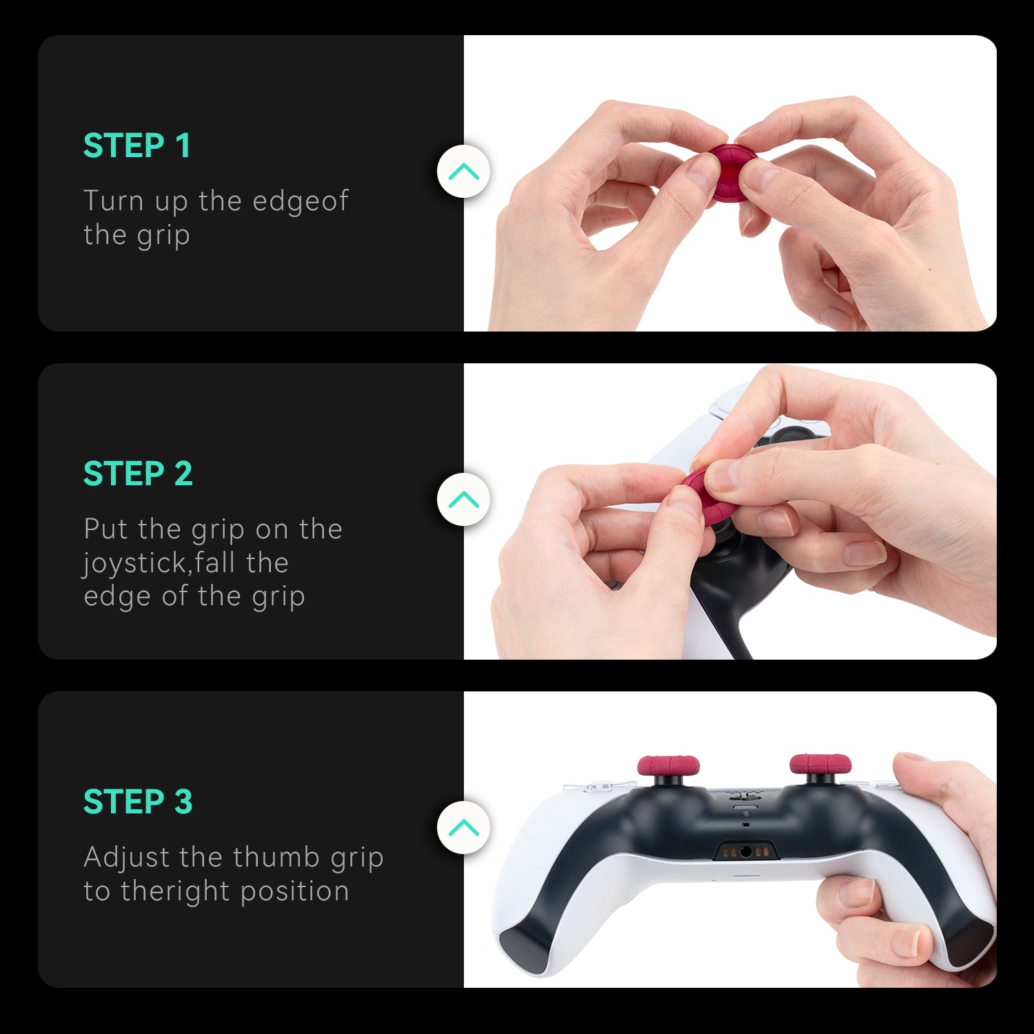 GESTAC Play One Elite Thumb Grips for switch 2