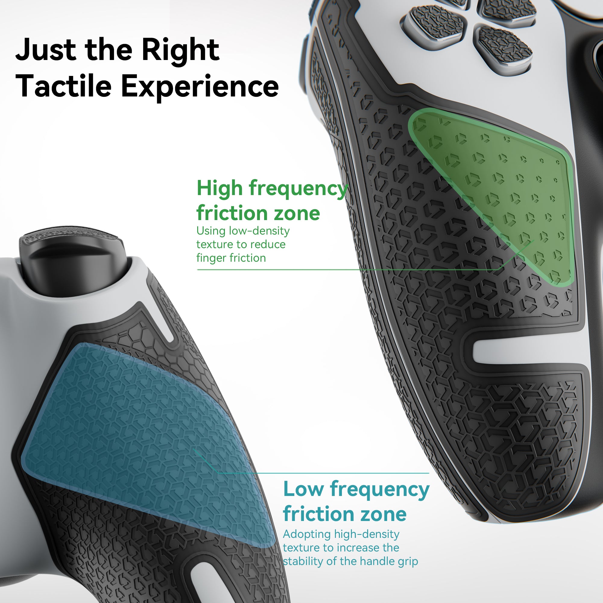 GESTAC PS5 Controller Grip Stickers