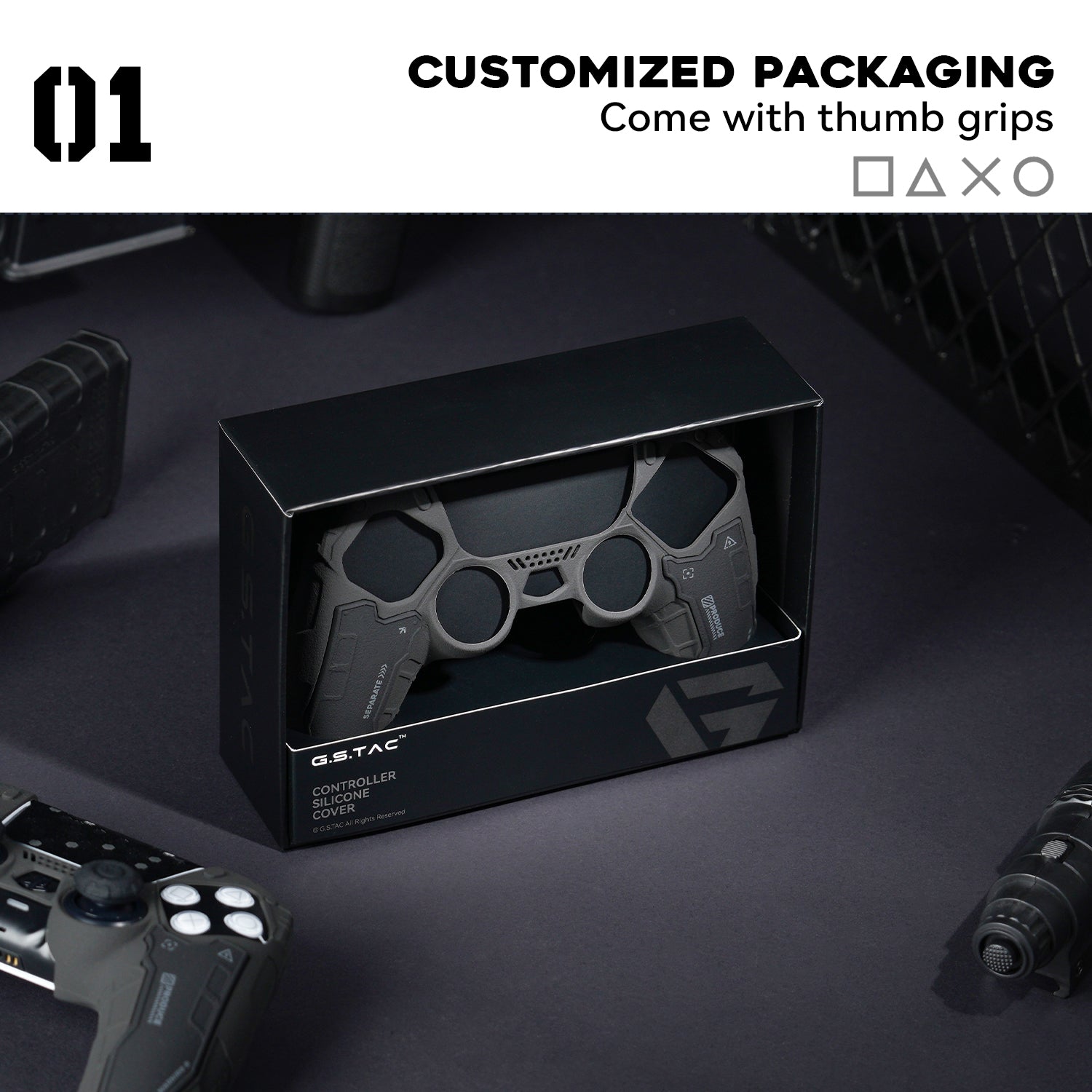 GESTAC Hard Core PS5 Controller Skin