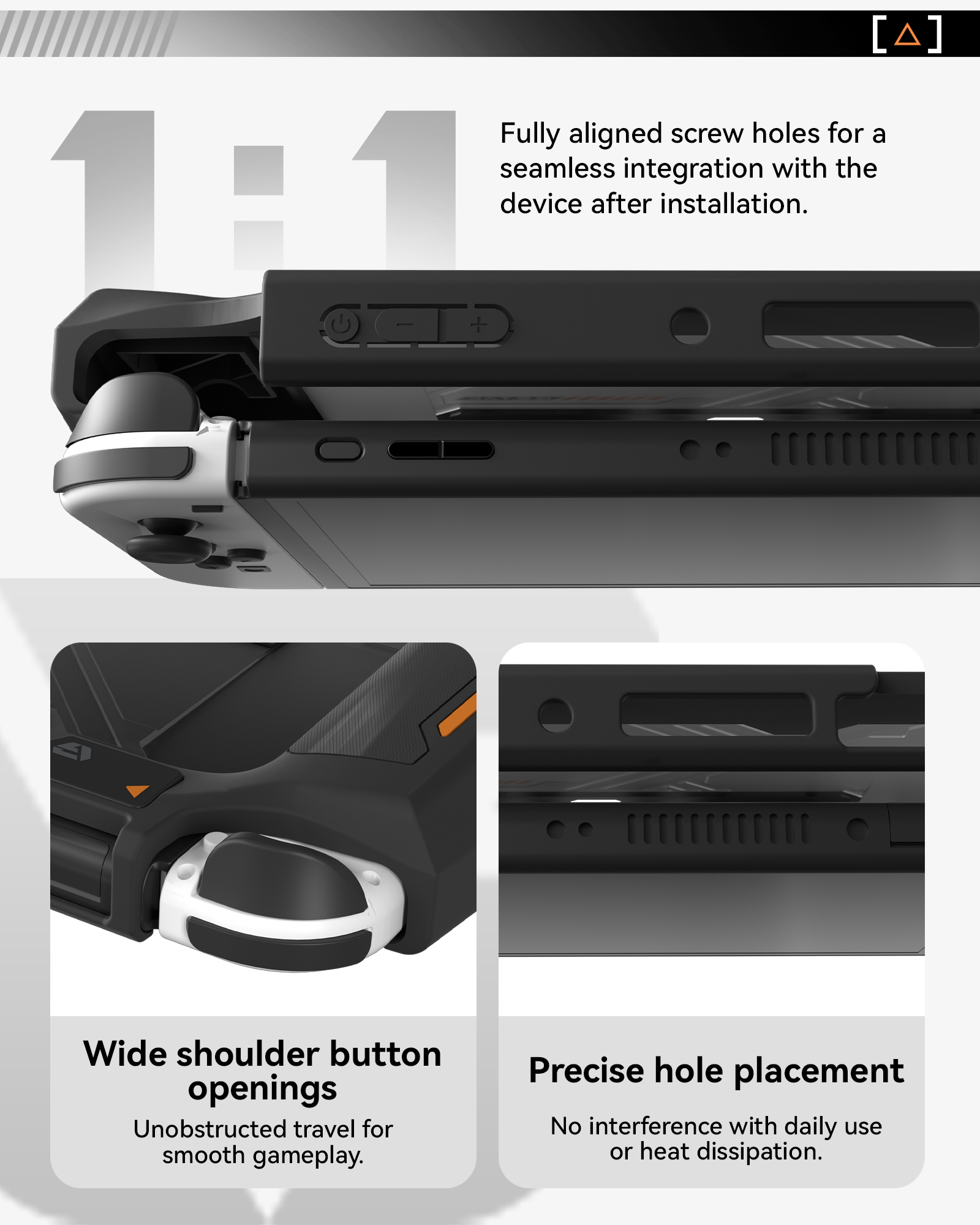 GESTAC Tactical Shadow Elite Protection Set for Switch OLED